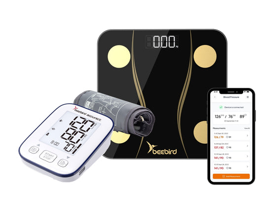 Beebird身体分析和血压套件